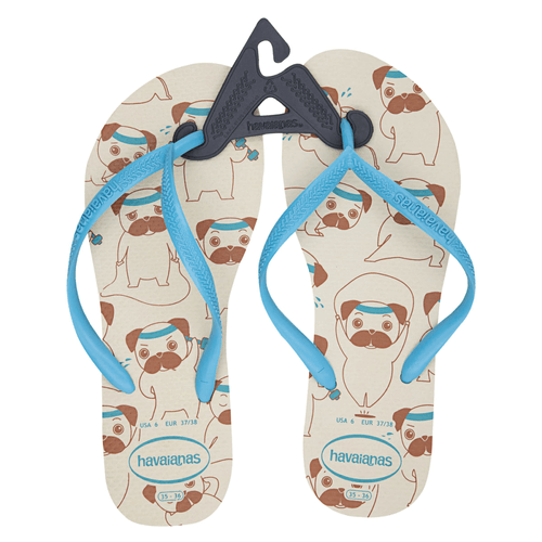 SAND HAVAIANAS SLIM PETS 1PR BEGE PALHA35/36