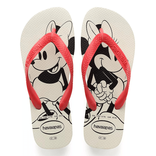 Sandália Havaianas Top Disney Branco Nº 39 / 40 Par