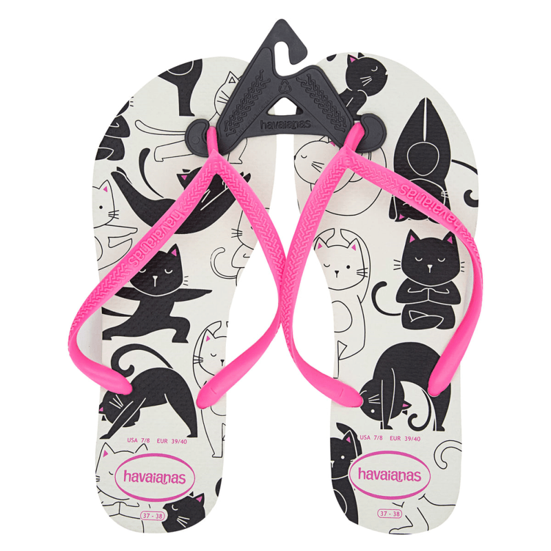 Sandalia-Branca-E-Maravilha-Slim-Pets-Havaianas-Nº-37-38