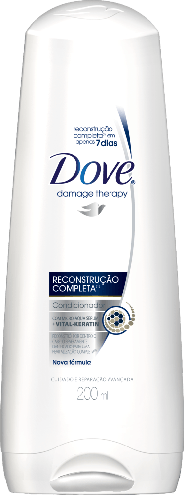 Condicionador Dove Reconstrução + Queratina Frasco 200ml