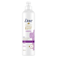 Creme para Pentear com Óleo de Coco Dove Liberdade dos Cabelos Texturas Reais Crespos Frasco 355ml