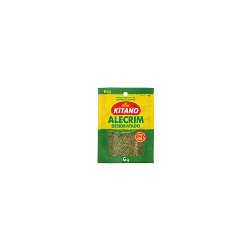 100% Alecrim Desidratado Kitano Pacote 6g