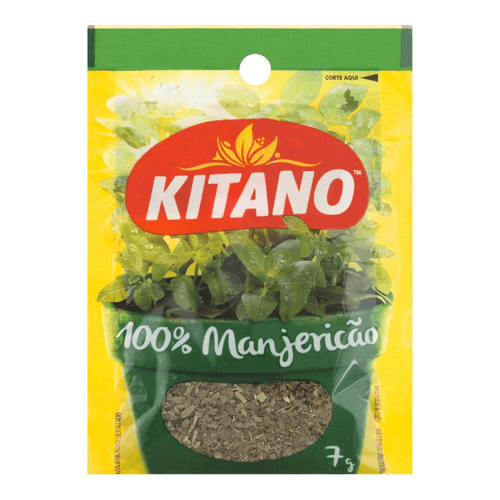 Condimento Kitano De Manjericão Desidratado 7 G