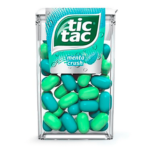 Pastilha Tic Tac Menta Crush 16g