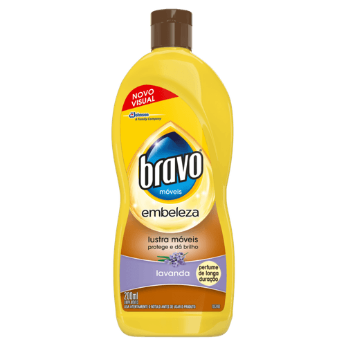 Lustra-Móveis Lavanda Bravo Embeleza Squeeze 200ml