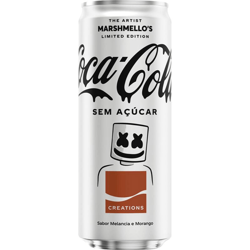 Refrigerante COCA-COLA Melancia e Morango Marshmello´s sem Açúcar Edição Limitada 310ml
