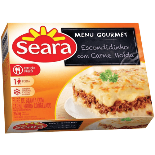 Escondidinho Seara Menu Gourmet com Carne Moída 350g