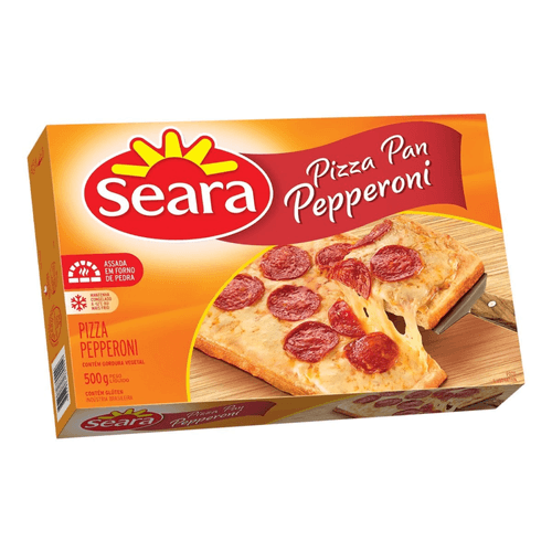 PIZZA PAN SEARA 500G-CX PEPPERONI