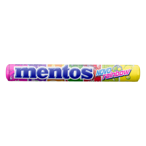 Confeito Sortido Mentos Rainbow Pacote 37,5g 14 Unidades