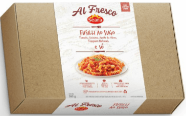 Fusilli Ao Sugo Com Queijo Ralado Al Fresco Seara 360g