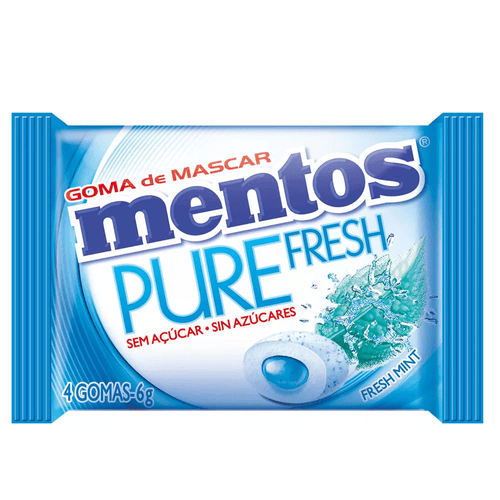 Goma Masc Mentos Pure 6g Un-sache Fresh Mint