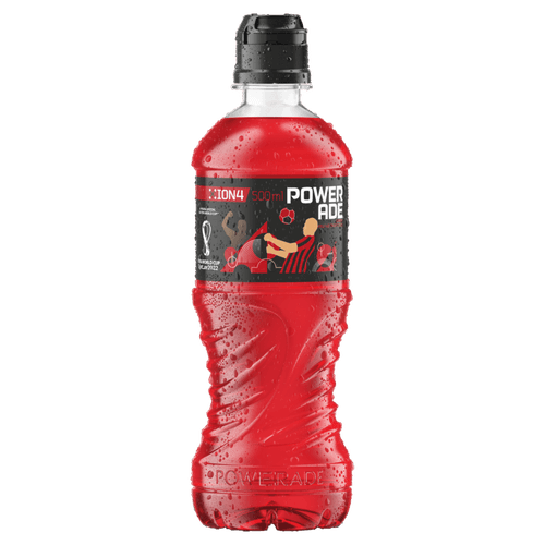 Suplemento Alimentar de Carboidratos e Eletrólitos Isotônico Frutas Tropicais Powerade Garrafa 500ml