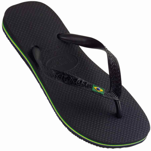 Chinelo Preto Brasil Havaianas n° 35/36