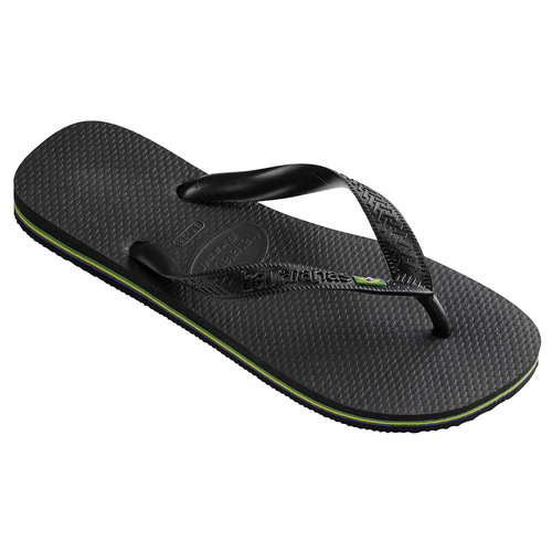 Chinelo Preto Brasil Havaianas n° 41/42