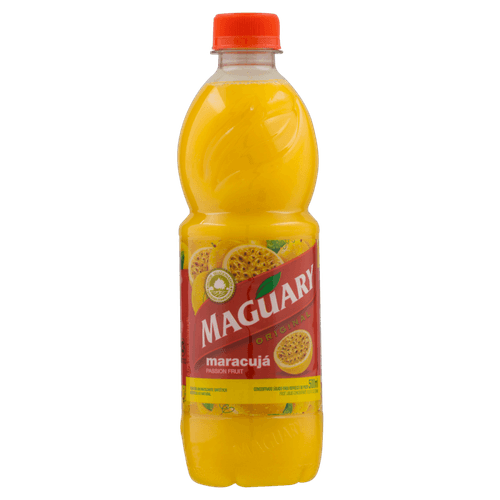 Suco Concentrado Líquido para Refresco de Fruta Maracujá sem Adição de Açúcar Original Maguary Garrafa 500ml