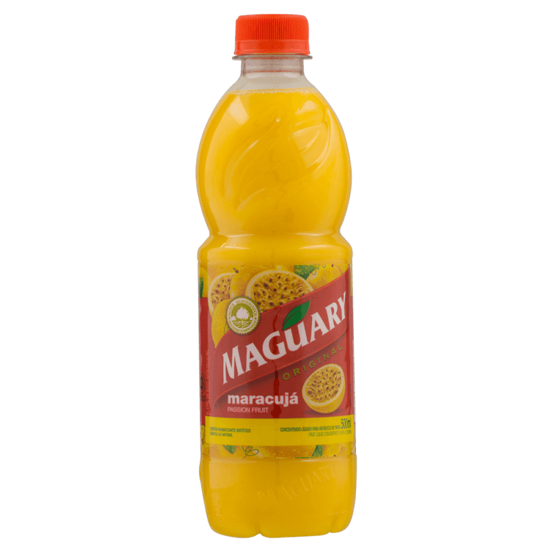 Suco-Concentrado-Liquido-para-Refresco-de-Fruta-Maracuja-sem-Adicao-de-Acucar-Original-Maguary-Garrafa-500ml