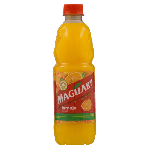 Suco Concentrado Líquido para Refresco de Fruta Laranja Original sem Adição de Açúcar Maguary Garrafa 500ml