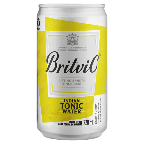 Água Tônica de Quinino Indian Citrus Britvic Lata 220ml
