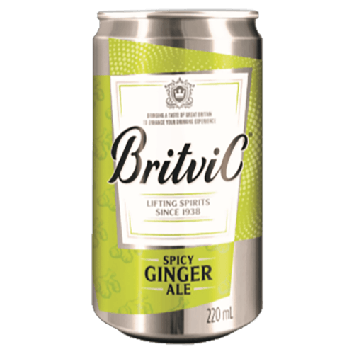 Refrigerante Spicy Ginger Ale Britvic Lata 220ml