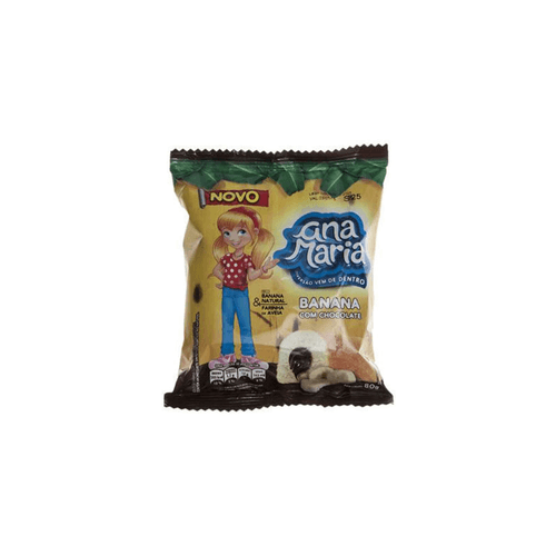 Bolinho Ana Maria com Recheio de Banana e Chocolate 80 g