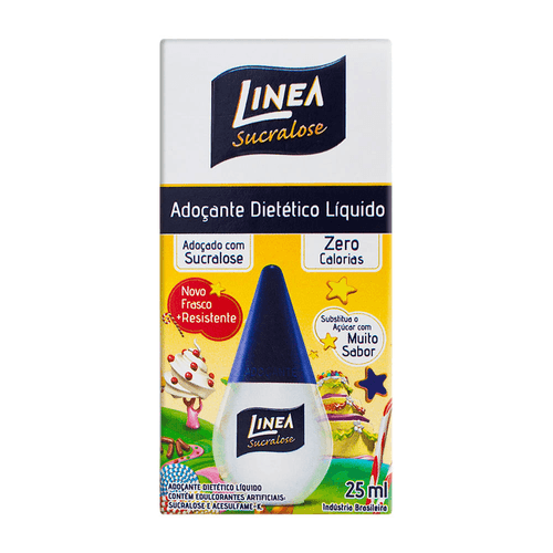 Adoçante Dietético Líquido Sucralose Linea Caixa 25ml