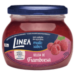 Geleia-de-Framboesa-com-Pedacos-de-Fruta-sem-Adicao-de-Acucar-para-Dietas-de-Ingestao-Controlada-de-Acucares-Linea-Vidro-230g