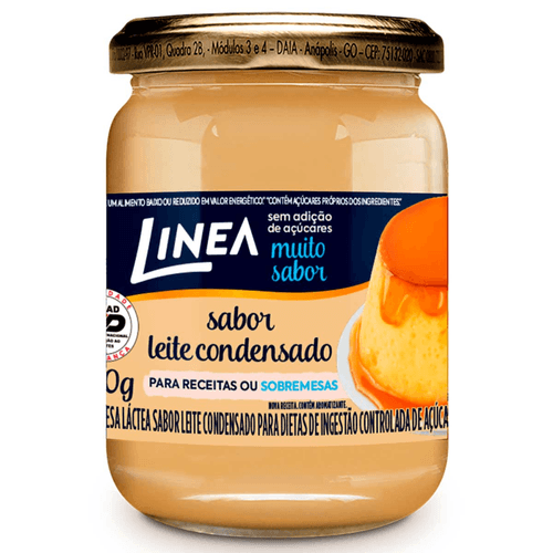 Leite Condensado Linea Adoçado Com Sucralose Sem Açúcar 210g