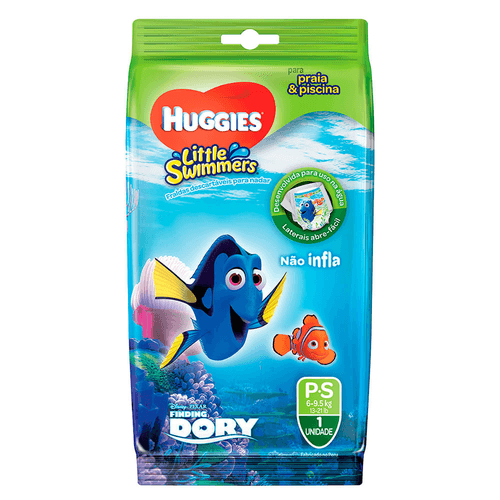 Fralda Descartável Infantil Praia &amp; Piscina Huggies Little Swimmers P