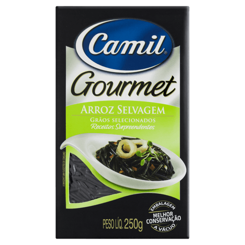 Arroz Selvagem Médio Amendoado Camil Premium 250g