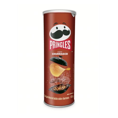 Salgadinho de Batata Churrasco Pringles Tubo 120g