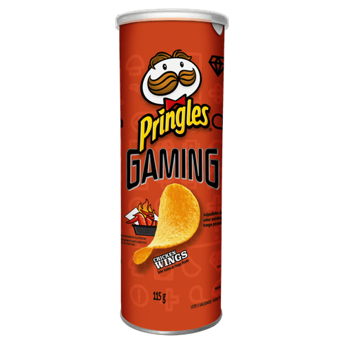 Salgadinho De Batata Asinhas De Frango Picante Pringles Gaming Tubo 115g