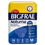 Fralda-Descartavel-para-Adulto-com-Extratos-Naturais-Hidratantes-Bigfral-Derma-Plus-Noturna-M-40-a-70kg-Pacote-8-Unidades