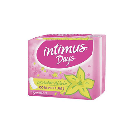 Protetor Diário Intímus Days Com Perfume 15 Unidades