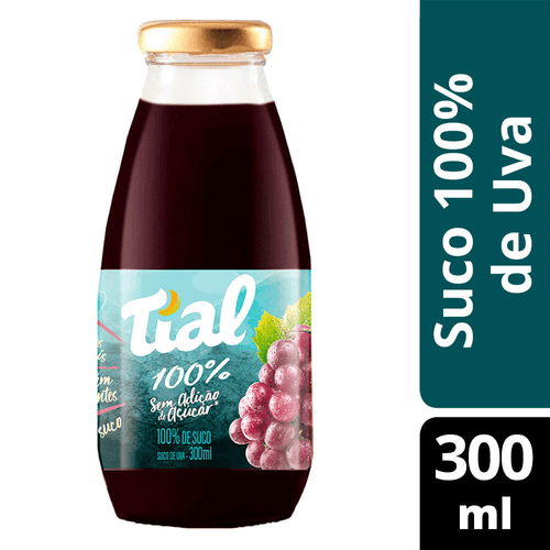 Suco Tial Integral Uva 300ml