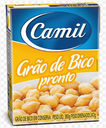 Grão-de-Bico em Conserva Camil Caixa 247g