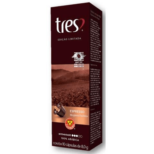 Cápsulas Tres Café Espresso Morgiana Paulista