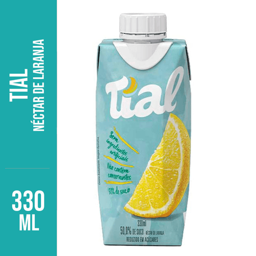 Néctar Laranja e Maçã Tial Caixa 330ml