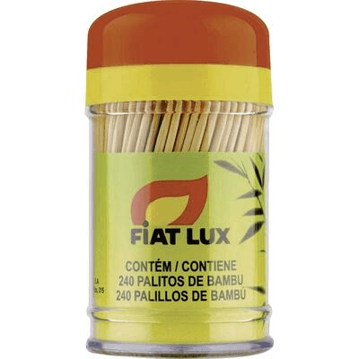 Palito Bambu Fiat Lux 240un-pote Reutilizavel