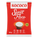 Coco-Ralado-Umido-e-Adocado-em-Flocos-Sococo-Sweet-Floco-Pacote-100g