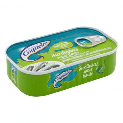 Sardinha Coqueiro Limão 125g