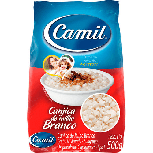 Canjica Milho Branco Camil 500g