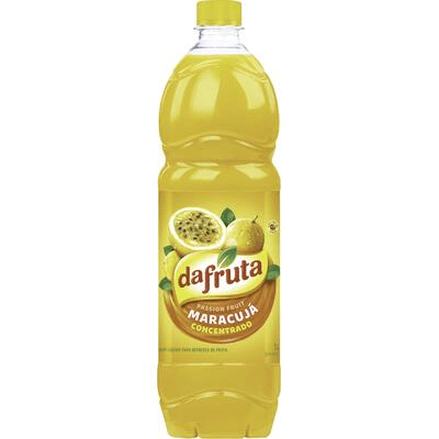 Suco-Concentrado-Liquido-para-Refresco-de-Fruta-Maracuja-sem-Adicao-de-Acucar-Dafruta-Garrafa-1l