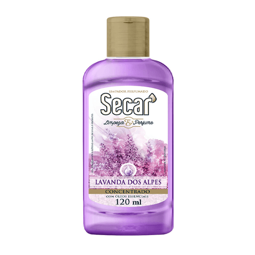 Limpador de Uso Geral Perfumado Concentrado com Óleos Essenciais Lavanda dos Alpes Secar Limpeza & Perfume Squeeze 120ml