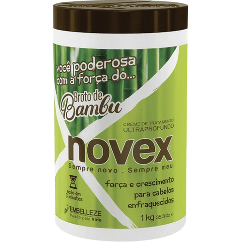 Creme De Tratamento Cabelo Novex Profissional Therapy Broto De Bambu 1kg