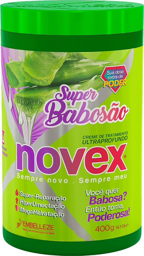 Creme de Tratamento Ultraprofundo Novex Super Babosão Pote 400g