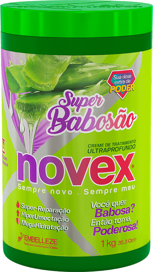 Creme de Tratamento Ultraprofundo Novex Super Babosão Pote 1kg