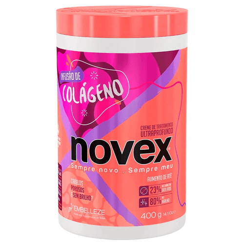 Creme De Tratamento Ultraprofundo Novex Infusão De Colágeno Pote 400g