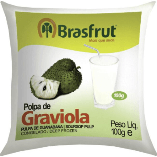 Polpa de Fruta Brasfrut Graviola 100 g