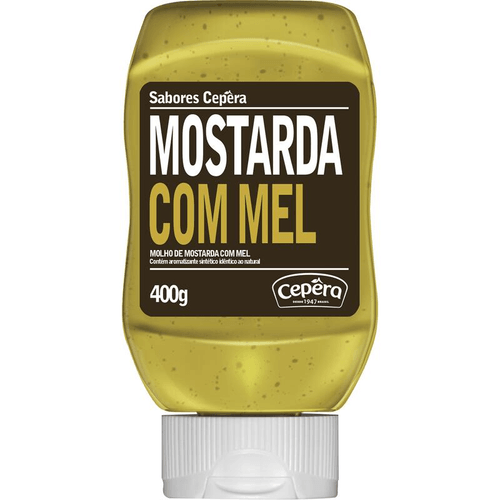 Molho de Mostarda com Mel Sabores Cepêra Squeeze 400g