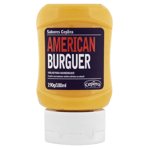 Molho para Hambúrguer American Burger Sabores Cepêra Squeeze 190g